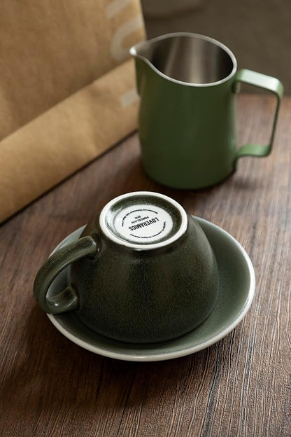 Loveramics Matt Cappuccino Cup, 10 oz Ceramic Latte Art Mug - Image 3