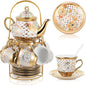 Zhehao 20 Pcs Porcelain Tea Set by Zhehao