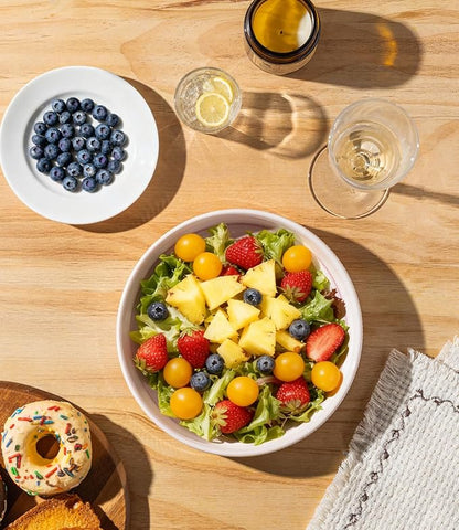7.5" Ceramic Pasta Bowls Set of 4, Salad Bowls | Versatile Serving Bowls - Image 4