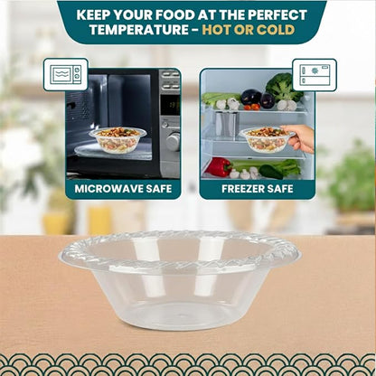 R-kay Clear Small Plastic Bowls - 5 OZ - Image 3