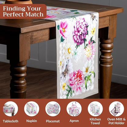 Maison d' Hermine Table Runner 100% Cotton 14.50" x 72" | Table Runners 72 - Image 4