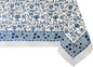ATOSII Jodhpur 100% Cotton Square Tablecloth, Handblock Floral Print Linen Table Cloth for Kitchen I Dining Table I Tabletop I Parties I Wedding I Spring/Summer (60 X 60 Inches)