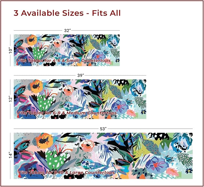 Heat Resistant Table Runner, 39 x 12 Inch - Image 4