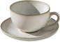 Porcelain Coffee Cup with Saucer, 10 oz Vintage Design Ceramic Latte Art by Tvvtuww