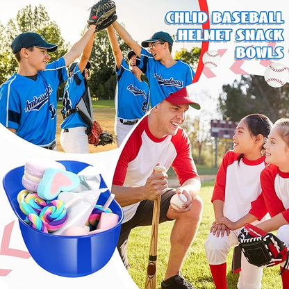 Ice Cream Dessert Baseball Cap Bowls Baseball Helmet Snack Bowl 8 oz Mini Party - Image 5