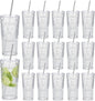 16 Set 20oz Vintage Plastic Tumbler by Unknown