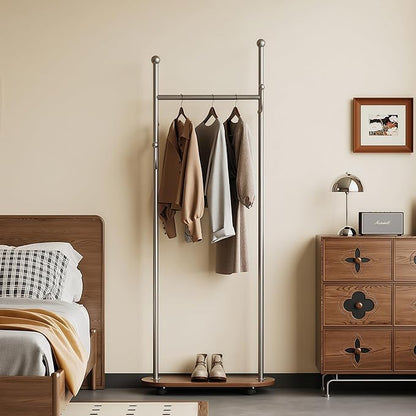 Cactus shaped Freestanding Metal Coat Rack Stand Modern Organizer for Scarf Jacket Hat Bags Ideal for Home Entryway Bedroom Corner Stable and Moveable(Silver)