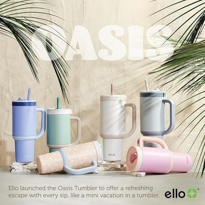 Ello Oasis 40oz Insulated Stainless Steel Tumbler - Image 9