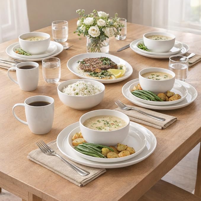 16 Piece Bone China Dinnerware Sets - Image 8
