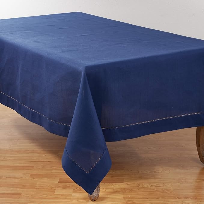 SARO LIFESTYLE Hemstitched Border Tablecloth by SaroLifestyle