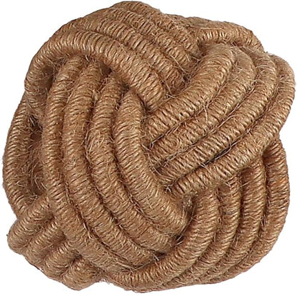 ALPHA Living HOME Rustic Jute Napkin Rings Set of 12 - Natural Woven Napkin Holders for Table Décor, Parties, Weddings, Everyday Dining - Farmhouse Style Napkin Rings Accessories (Brown)