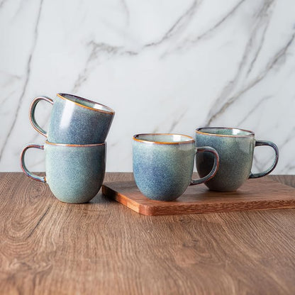 AmorArc 12oz Coffee Mugs, Ceramic Coffee Mugs set of 6 - Image 5