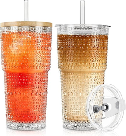 SoulTimes 20oz Hobnail Glass Tumbler by SoulTimes