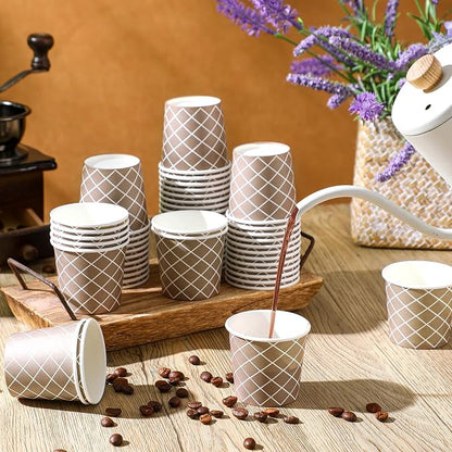 Rtteri 300 Pcs Count 3 oz Disposable Coffee Cups Disposable Espresso Cups Small - Image 2