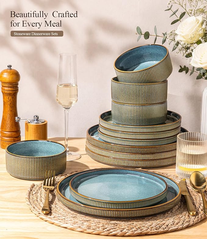 GBHOME Stoneware Dinnerware Sets - Image 7