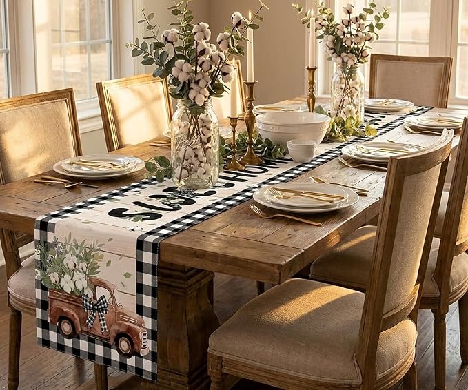 Farmhouse Sweet Home Table Runner - Image 4