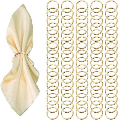 Gold Napkin Rings by GERILKAI