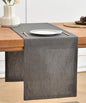 Wracra Linen Table Runner, Charcoal Grey Table Runners 108 Inches Long | Rich by Wracra