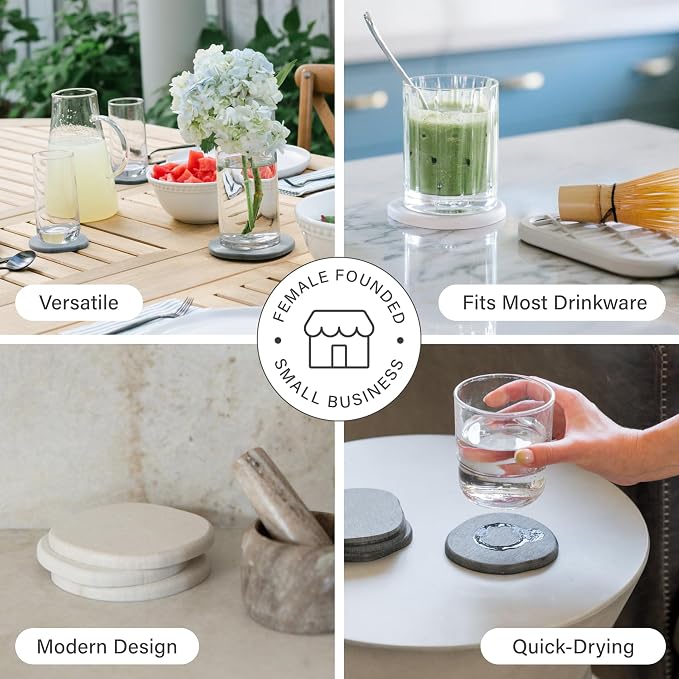 Dorai Home Stone Coasters Set - Image 3