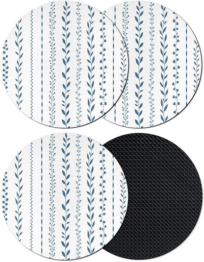 Modern Minimalist Coasters Set of 4, Absorbent Coasters by Unknown
