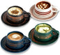 YUN TAO 8 oz Ceramic Cappuccino Cups by YUNTAO
