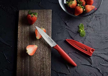 VITUER Paring knife, 4 Inch Peeling Fruit and Vegetable Knife, Ultra Sharp - Image 3