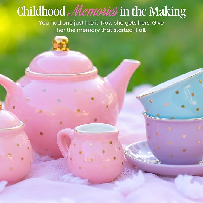Giggle & Honey® Porcelain Tea Party Set - Image 5