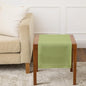 Solino Home 100% Pure Linen Table Runner Moss Green Hemstitch, 14 x 36 in | by SolinoHome