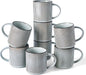 famiware Coffee Mug Set for 8, Star 16 oz Catering Mugs Cup Set by Famiware