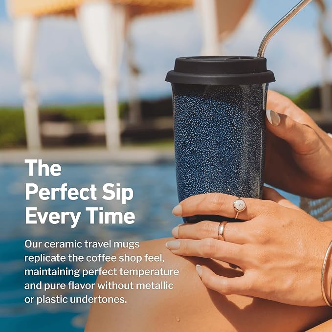 NOVA CERAMICS Coffee Tumbler – Travel Mug - Image 4
