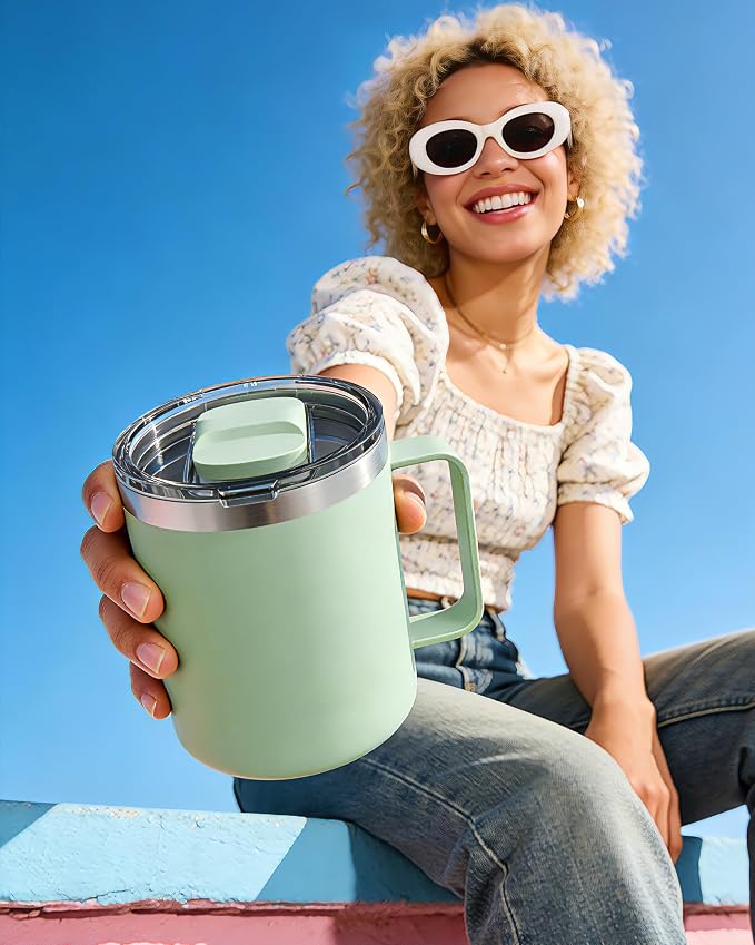 8 Pack 12oz Insulated Coffee Mug - Image 6