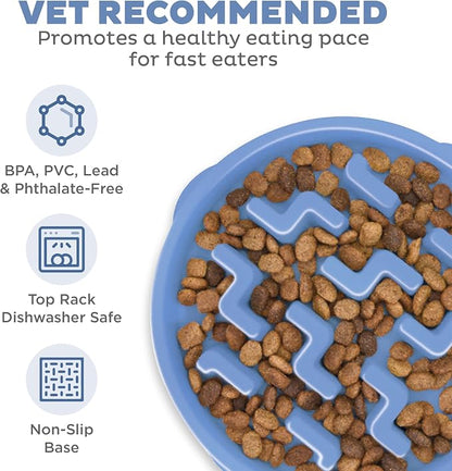 Outward Hound Fun Feeder Slo Bowl – Large 4‑Cup Capacity, Slow Feeding - Image 3