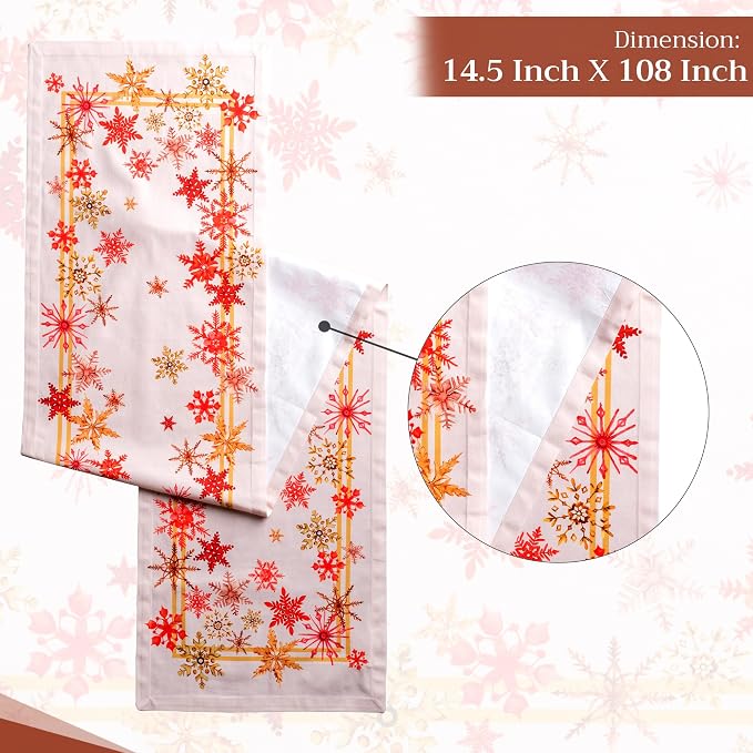 Maison d' Hermine Table Runner 100% Cotton 14.50" x 108" | Table Runners 108 - Image 4