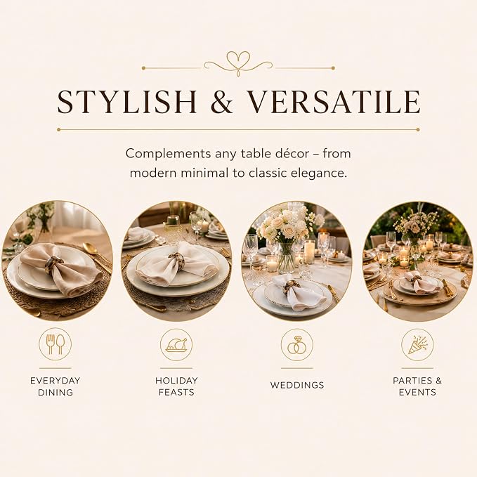 Blush Gold Epoxy Napkin Rings, blush & gold finish, farmhouse & wedding table - Image 6