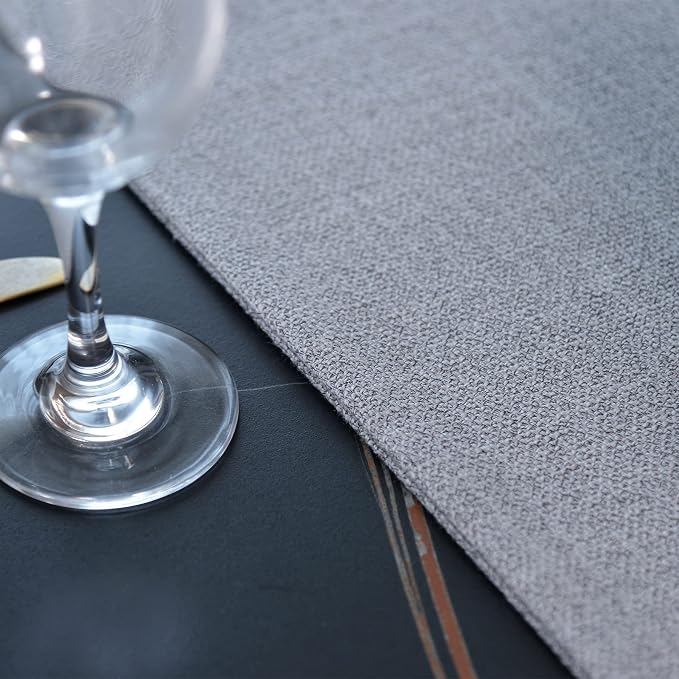 Soft Caddice Faux Linen Table Runner Cloth 2 Side - Image 3