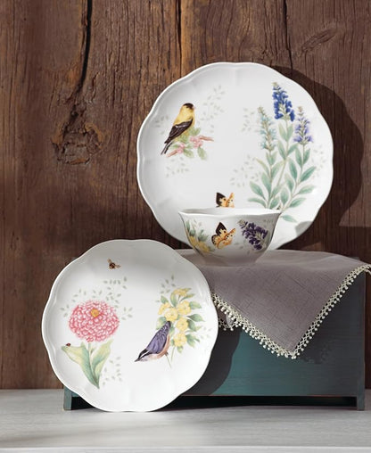 Lenox Dinnerware Set, Butterfly Meadow Flutter 12-Piece Set, Service - Image 6