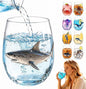 Great White Shark 3D Stemless Wine Glass, Novelty Drinking Tumbler | Artisanal by Unknown
