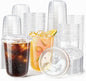 100 Pack 16 oz Round Bottom Plastic Cups by Unknown
