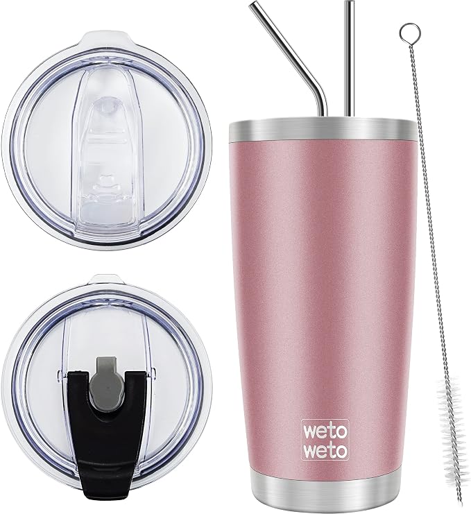 WETOWETO 20oz Insulated Stainless Steel Coffee Mug, Double Wall Vacuum Travel by Wetoweto