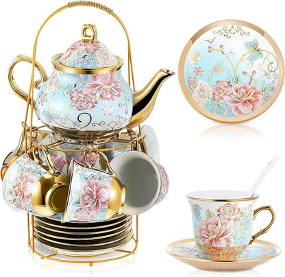 Zhehao 20 Pcs Porcelain Tea Set by Zhehao