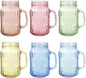 SUT 16 oz Colored Glass Mason Jar Mugs by SeeYouTomorrow