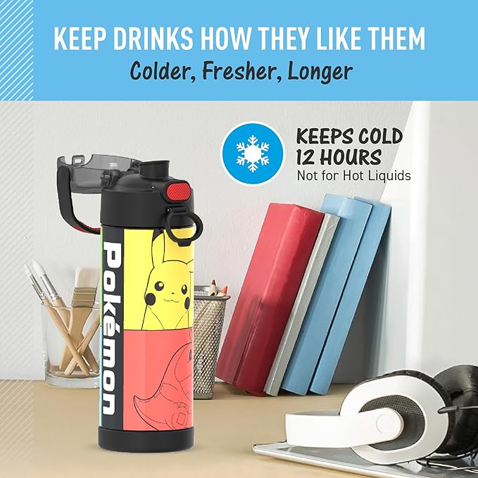 THERMOS FUNTAINER 16 Ounce Stainless Steel Vacuum Insulated Bottle - Image 5