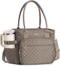 Lunch Box for Women Insulated Lunch Bag Quilted Soft Cooler Tote | 7 Pocket by Bagstellar