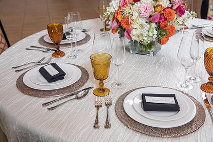 FORTESSA Debutante Vintage Themed Glassware, 10 Ounce Water Goblets (Set of 6), Dishwasher-Safe Water Glasses, Amber
