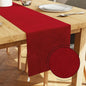 Encasa XO Table Runner, Embossed Velvet, Elegant 13"x72" | Red, 175 GSM by EncasaXO