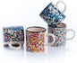 Ceramic Espresso Cups, 5 Oz Espresso Cups Set of 4, Handmade Espresso Cup by ELYESE