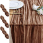 Cheesecloth Table Runner 10FT 3Pcs Brown Boho Gauze Rustic Sheer Runners | by Xiomot