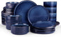 Famiware Star Ceramic Plates and Bowls Sets, Reactive Glaze Dishes by Famiware