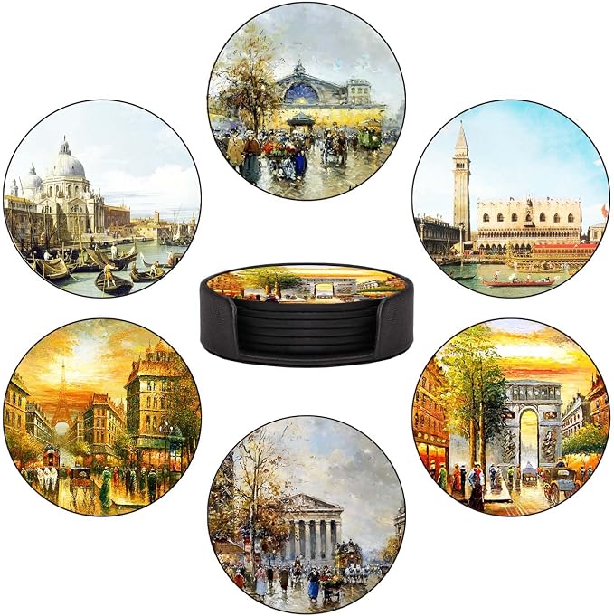 Coasters Set of 6 by Unknown