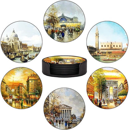Coasters Set of 6 by Unknown